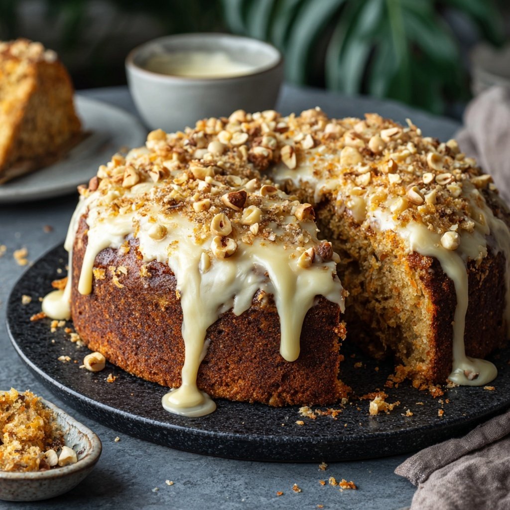 Karottenkuchen Mit Haselnüssen