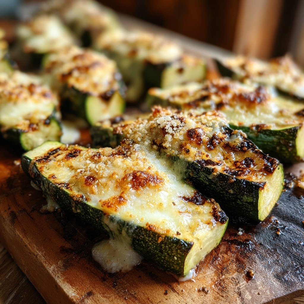 Gegrillte Zucchini Mit Parmesan