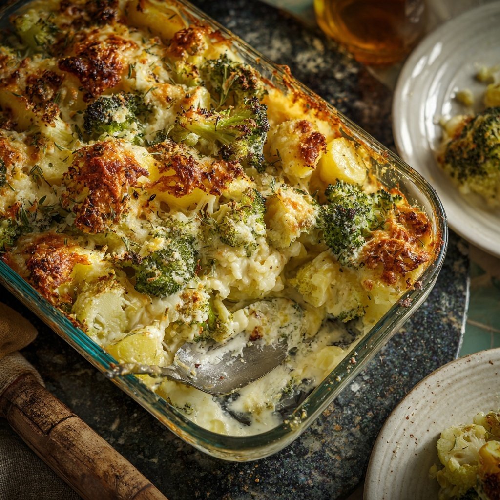 Brokkoli Kartoffel Auflauf Leicht