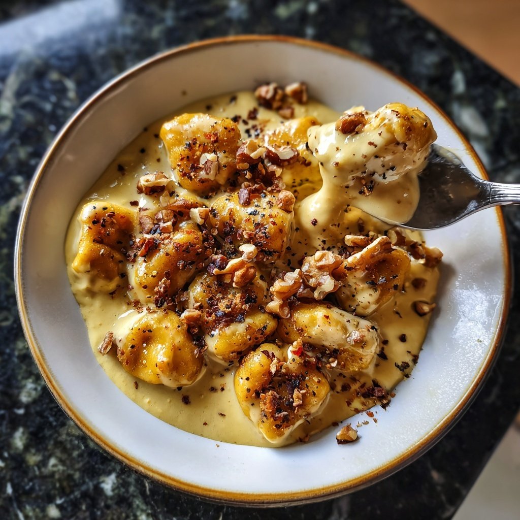 Gnocchi mit Kürbiscreme