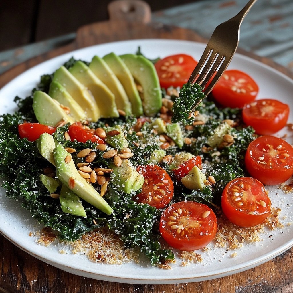 Wholesome Kale Delight – Frischer Salatgenuss