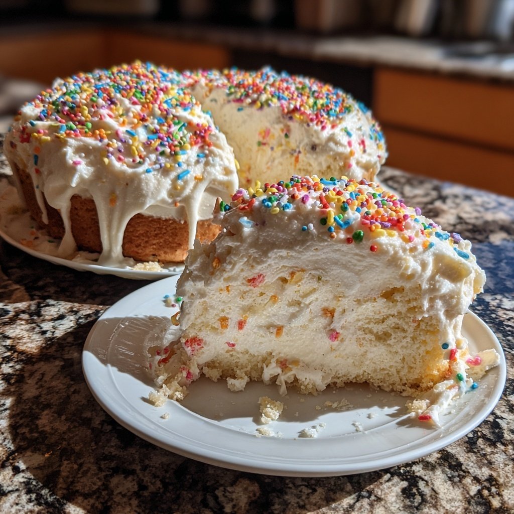 Geburtstagskuchen mit Sahnecreme