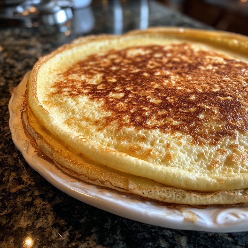 Pfannkuchen mit Quarkfüllung