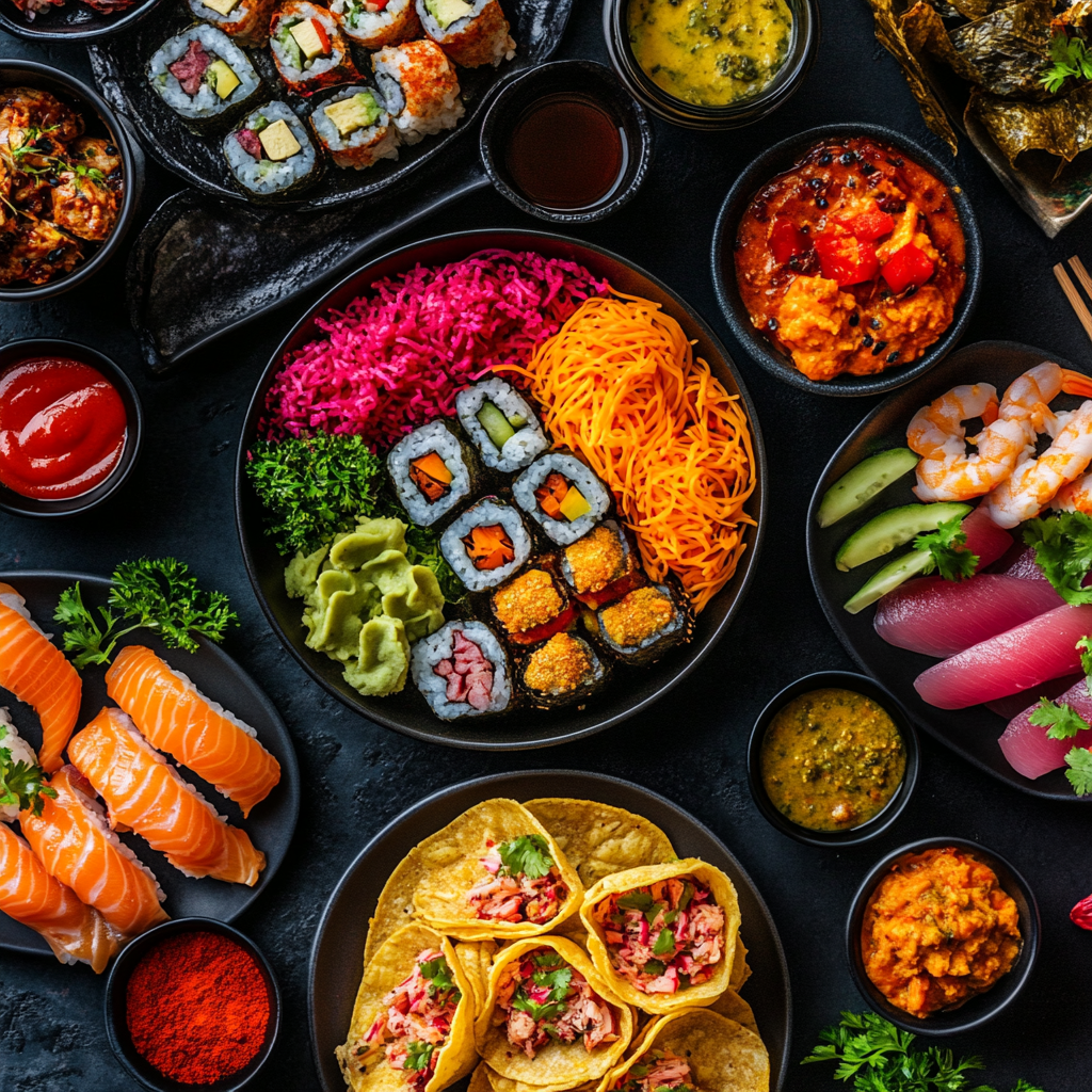 Kulturelle internationale Küche-Ideen