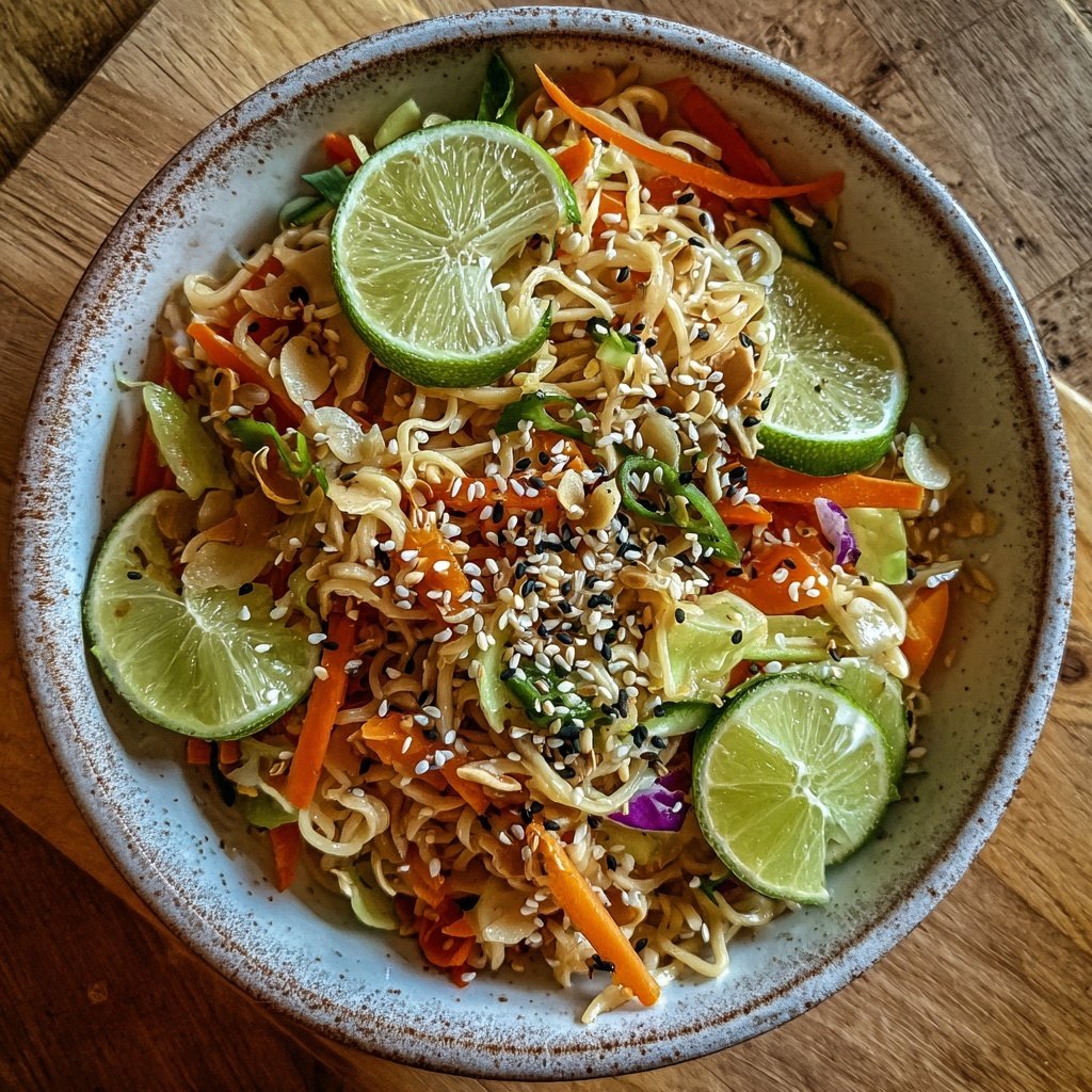 Glasnudelsalat mit Limette